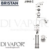 Bristan Java Basin Mixer Clicker Waste Tap Spares